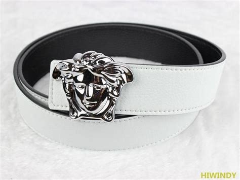 mens white versace belt|most expensive versace belt.